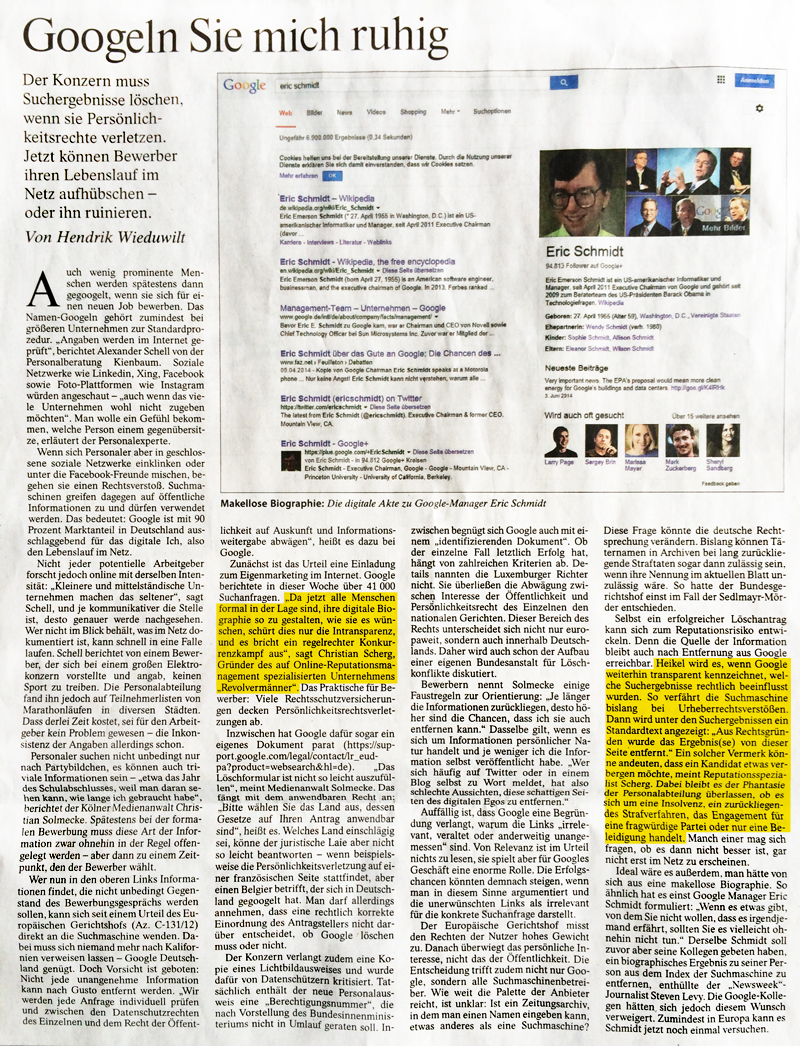 Christian Scherg | FAZ - Beruf und Chance